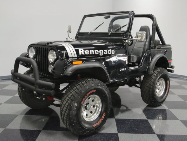 nice 360ci motor w/ great power, 4 speed manual, slick black paint, new best top