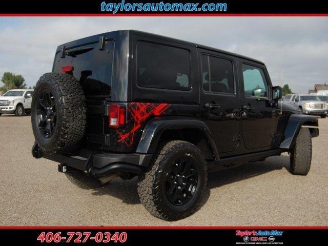 used 2016 jeep wrangler 4wd unlimited sahara great falls, mt 59405 for sale in great falls, montana