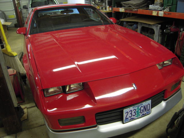 1988 camaro sport couple, red