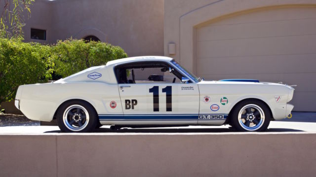 1965 ford mustang fastback shelby gt350 â€œrâ€ model clone & trailer turnkey racer