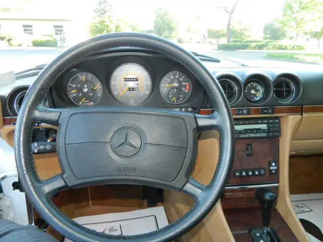 1986 mercedes-benz 560 sl v8 only 74k mint cond garage stored
