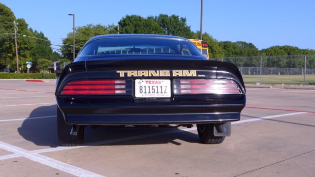 rare ws6 trans am survivor ultra-low miles, full documentation, numbers matching
