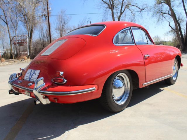 1960 porsche 356 b - 1 family owned -colorado/wyoming kept - mostly original coa