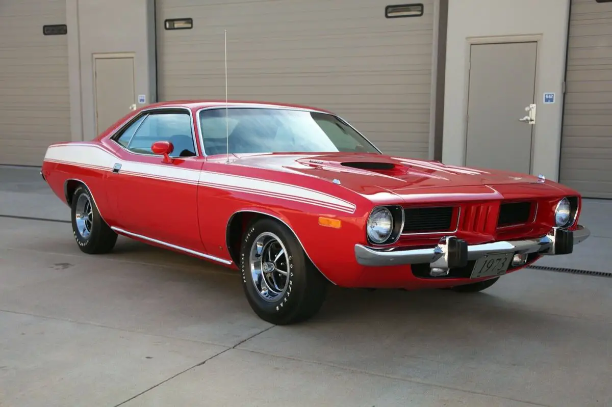 1973 plymouth 'cuda - 69,200 actual miles - rotisserie nut and bolt restoration