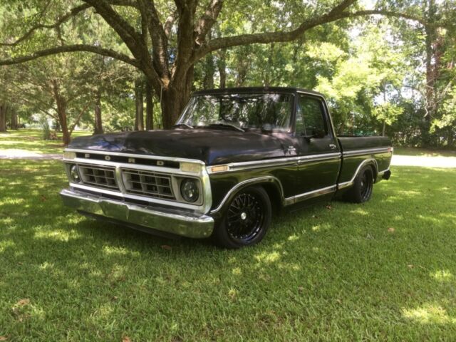 1977 ford f-100 ranger lxt patina short bed working a/c fuel injection