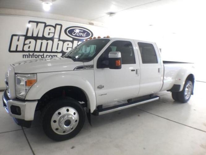 2015 ford f-450 super duty lariat 4x4 lariat 4dr crew cab 8 ft. lb drw pickup for sale in wichita, kansas
