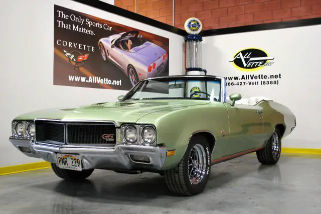 1970 buick gran sport cv rare 455 #'s ps pb a/c full docs/owner history restored