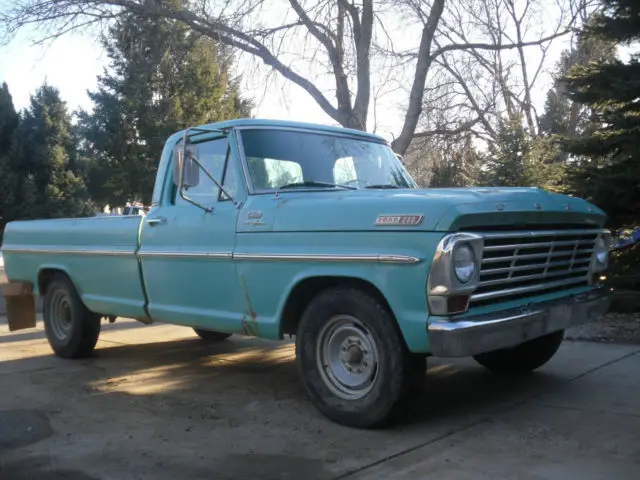 1967 ford f250 camper special all orginal numbers matching