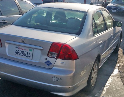 2005 honda civic gx for sale in california by owner