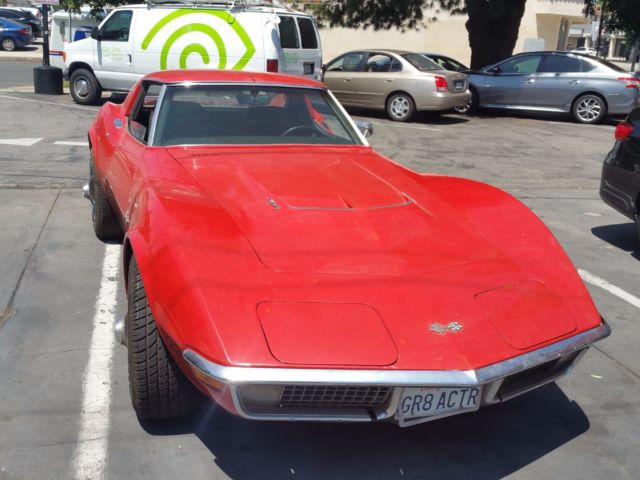 1971 chevrolet corvette 454 bb original owner california survivor 7.4 ls5 1970