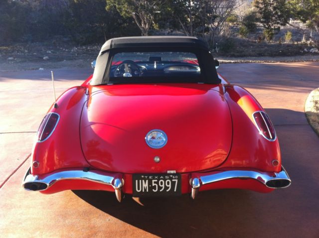 1960 corvette completely restored, hard top & soft top