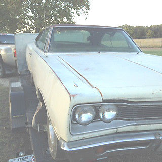 1969 dodge coronet 500 2 door coupe automatic title in hand