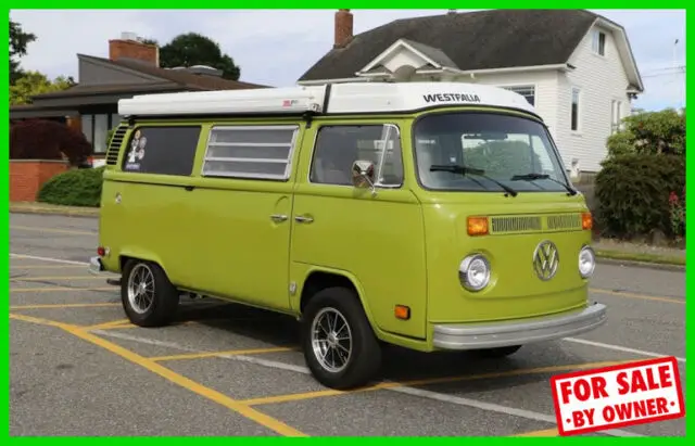 1978 volkswagen westfalia van 4-cylinder gas 4-speed manual rwd dvd fl c84401