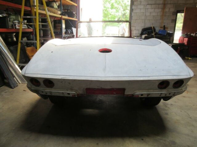 1966 corvette convertible rolling body resto mod! red black project