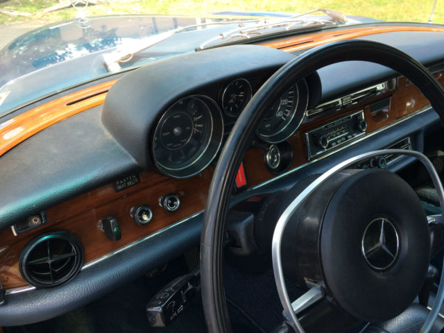 1972 mercedes benz 280se 4.5 v8 sedan california no rust daily driver