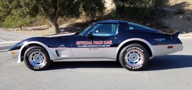 all original matching numbers 1978 corvette pace car