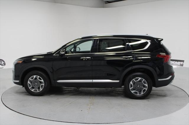 2021 hyundai santa fe hev blue