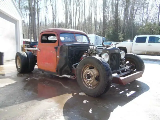 1940 ford rat rod dually, sbc350, dual carbs,air ride suspension,5 speed