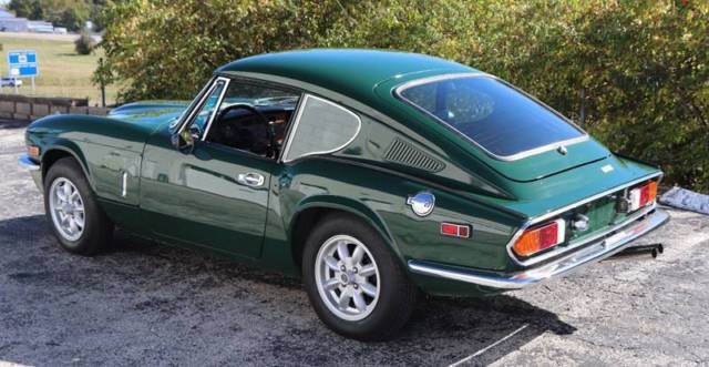 1973 triumph gt6 mark iii 56427 miles green hatchback i6 2.0l manual
