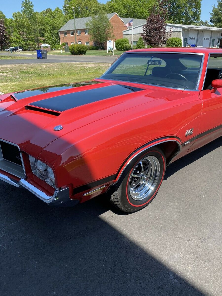 1971 oldsmobile 442 coupe red rwd automatic 442