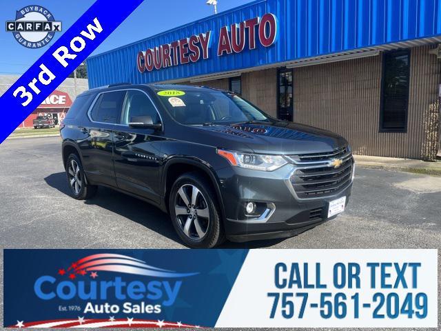 2018 chevrolet traverse lt leather