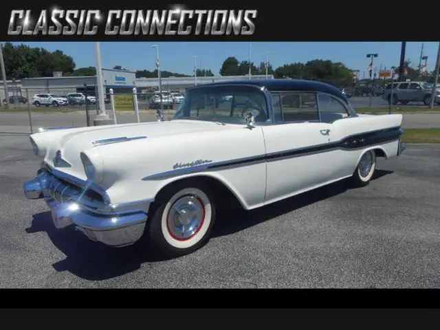 1957 pontiac chieftain deluxe 56100 miles pearl white 347 automatic
