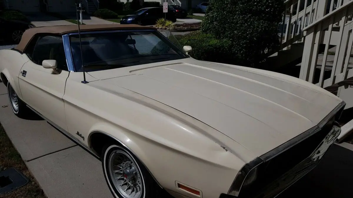 1971 ford mustang convertible brown rwd automatic leather