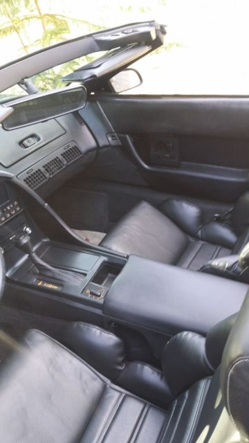 92 chevy corvette convertable triple black california car!