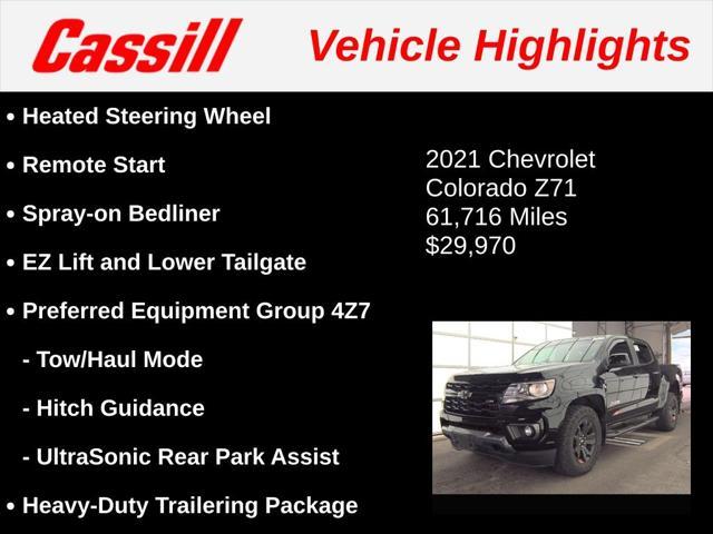2021 chevrolet colorado z71