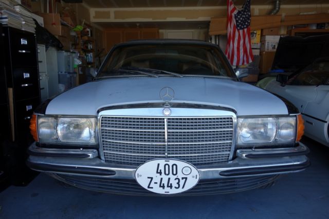 1978 european mercedes benz 6.9, 450 sel w116, m-100 - no reserve!