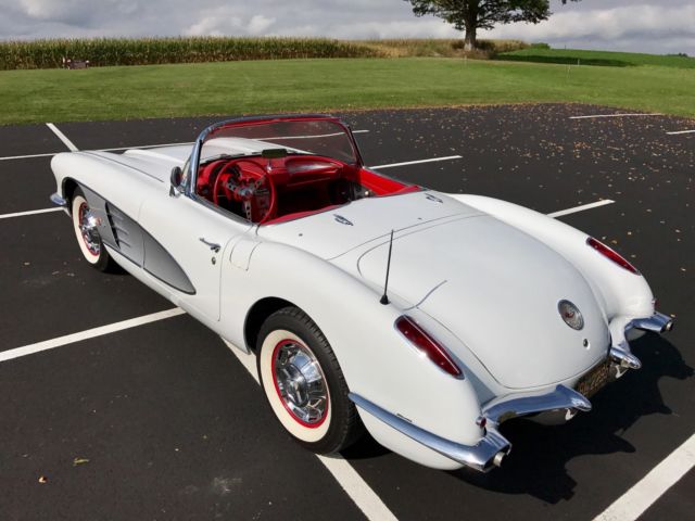 1959 chevrolet corvette restored*#smatch283/245hpdualquad*4spd*