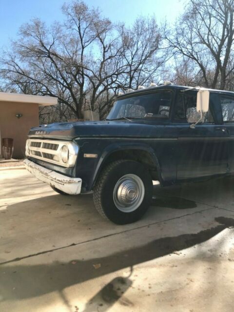 1971 dodge d200 crew cab short bed - ex air force base truck