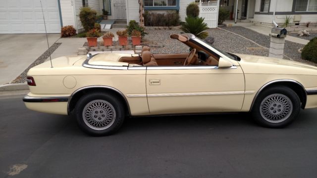 1991 chrysler maserati, convertable, classic, street rod (no reserve)
