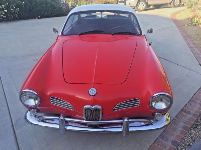 1967 vw karman ghia runs drives great 1600cc dual carb engine low reserve