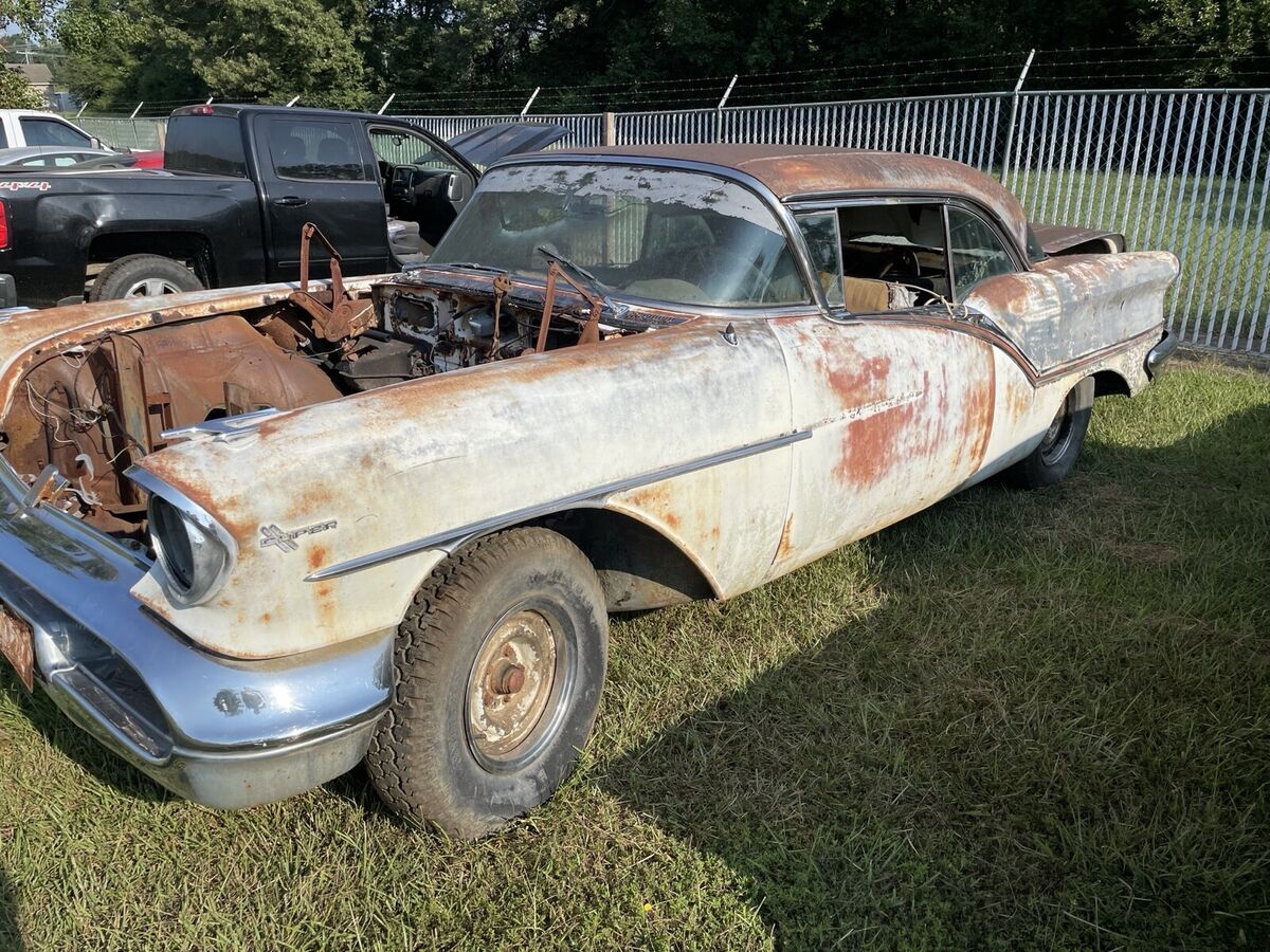 1957 oldsmobile super 88 sedan white