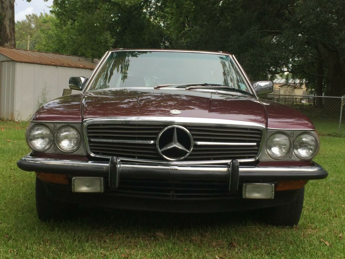 1985 mercedes benz 380 sl convertible euro bumpers