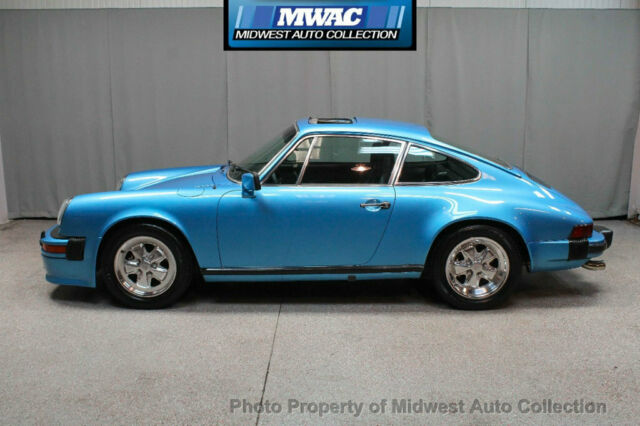 rare minerva blue~porsche dealer verified numbers~fuchs~5 spd~west coast car~wow