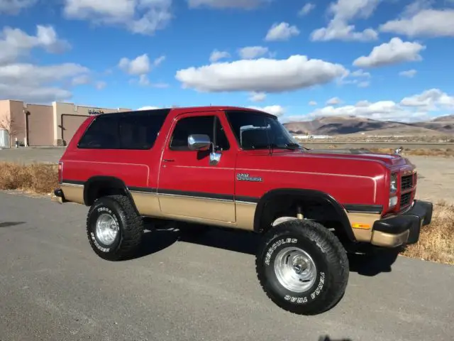 1992 dodge ramcharger lifted rust free