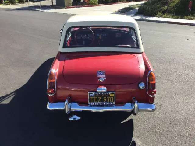 1966 austin healey sprite - california car - removable hard top