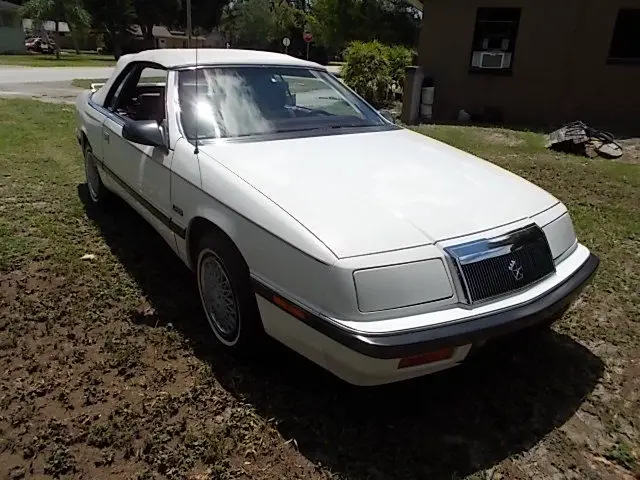 1989 chrysler lebaron turbo conv 5-speed