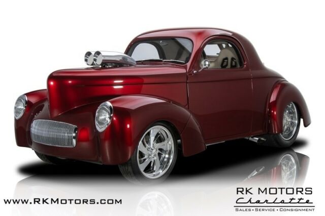 1941 willys coupe burgundy metallic coupe 540 v8 3 speed automatic