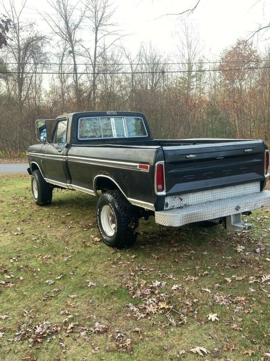 1976 ford f250 highboy xlt 4x4 - 4 speed transmission- factory ac