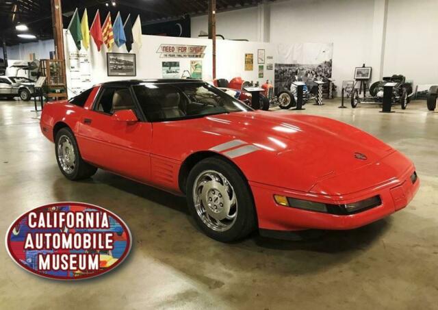 1993 chevrolet corvette, glass roof, chrome wheels