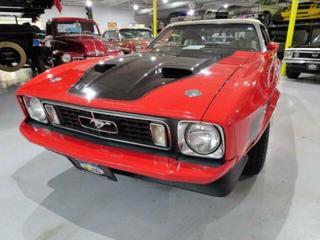 1973 ford mustang convertible 5.8l auto buckets a/c low miles no reserve