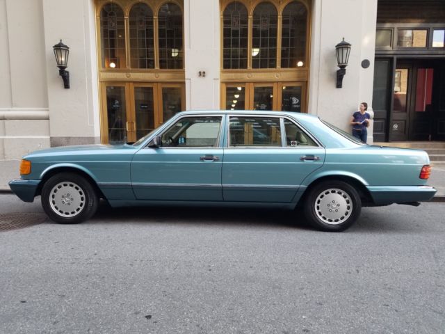 1991 mercedes-benz 420sel immaculate low-mileage long wheelbase sedan
