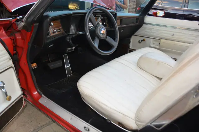 1972 oldsmobile delta 88 convertible in red - clean - olds