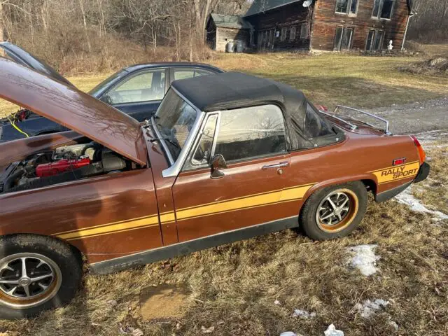 1978 mg midget convertible brown fwd manual