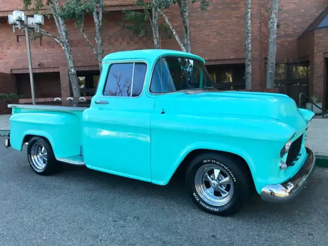 1957 chevy 3200 1/2 ton ca pickup truck big window 327 v8 ? sold @ no reserve!