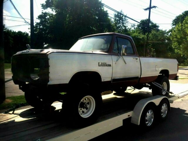 1981 dodge ram 4x4 lifted power wagon rebuilt 400 v8 auto project truck clean!!