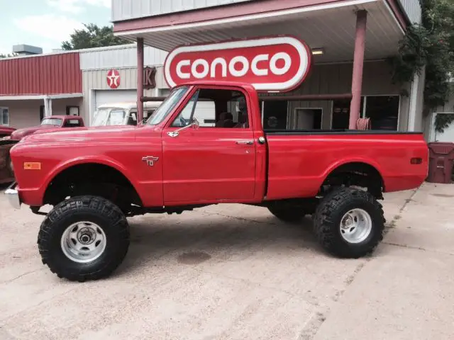 1969 chevrolet k10 4x4 swb short bed lifted rare street rod rat c10 67 68 69